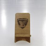 Support de téléphone en bois Diables Rouges