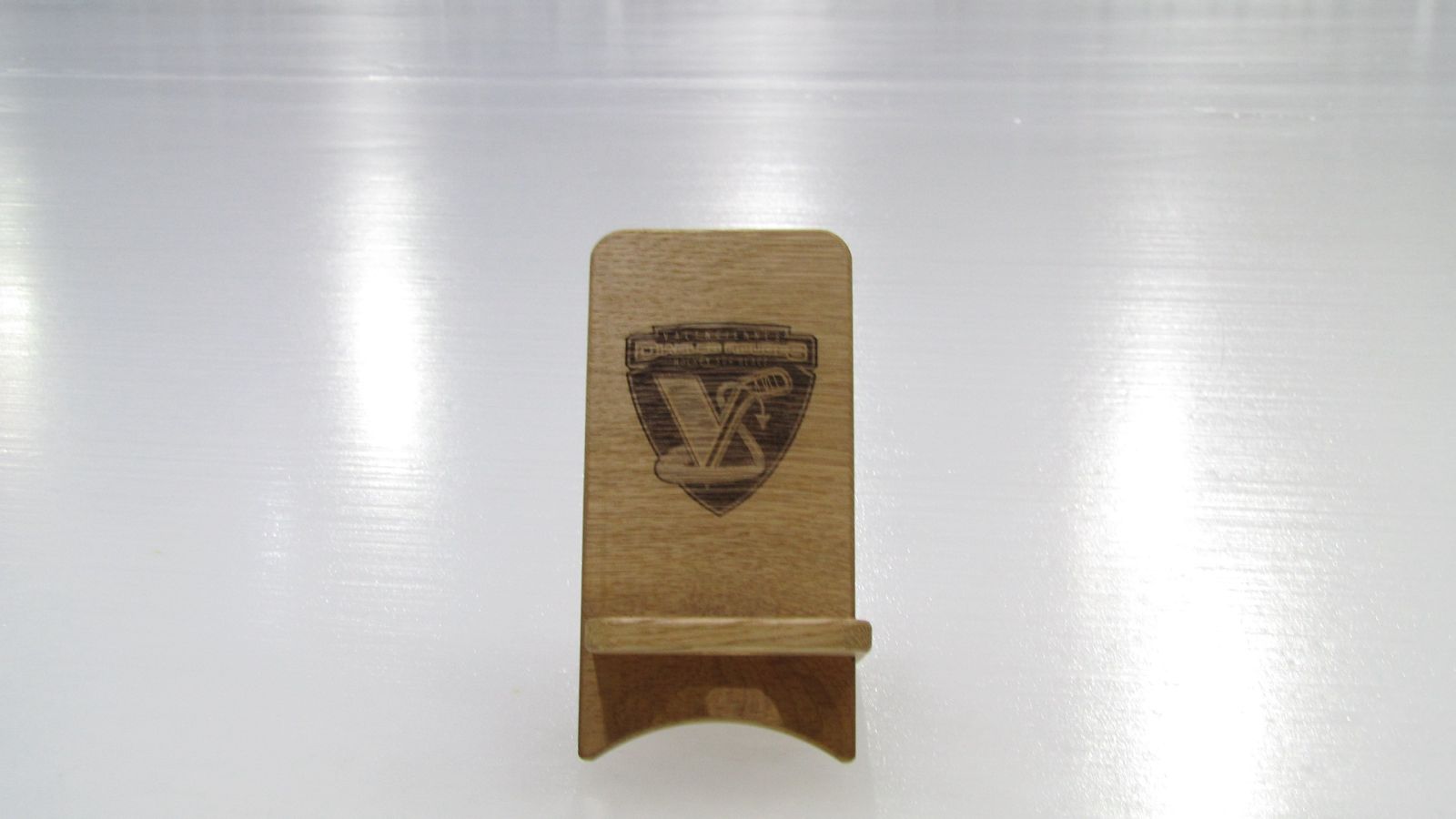 Support de téléphone en bois Diables Rouges